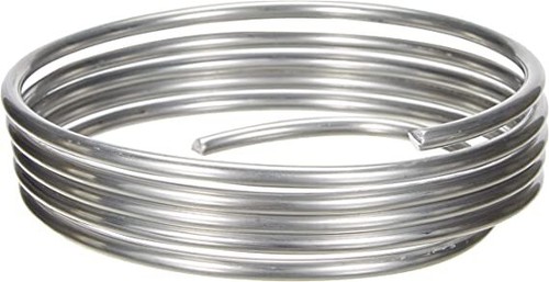 5mm aluminium sculpture - 2.5mm, wire