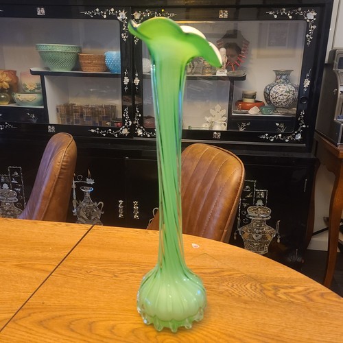 Murano glass vase lilly - vase, 16"