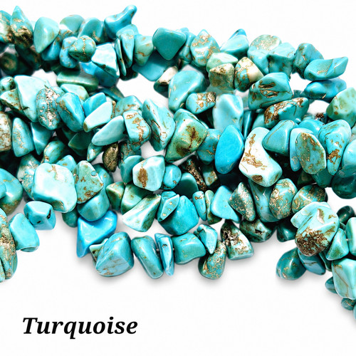 Gemstone chip beads - gemstone, semi