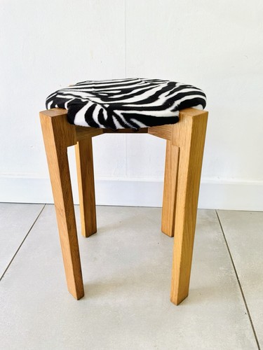 Vintage wooden stool - vintage,