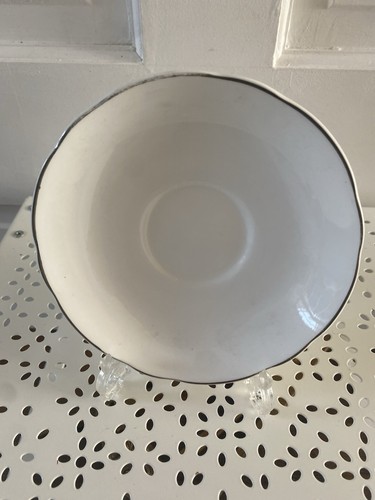 Argyle bone china saucer - argyle,