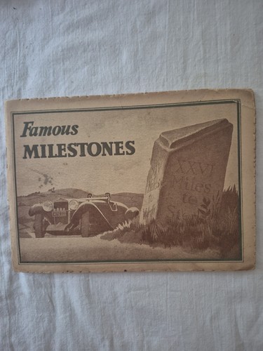 Vintage famous milestones - famous,
