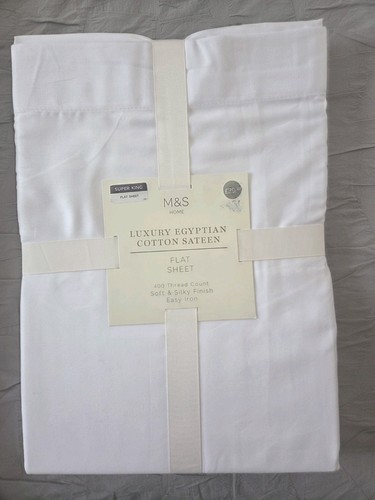 White egyptian cotton - m&s,