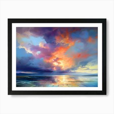 Abstract Colorful Beach