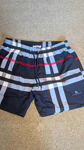 Burberry men check swim - burberry,