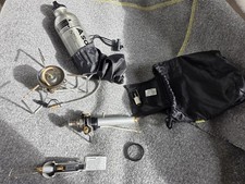 Soto Stormbreaker Stove Multifuel, Fuell Bottle, Carbon-Cevlar Welding Cloth.
