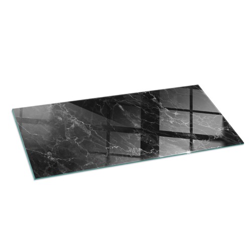 Premium glass hearth protector - premium,