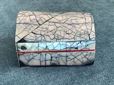 MOTHER OF PEARL INLAID TRINKET BOX 