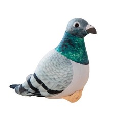 Simulation Pigeon Bird Soft Plush Toy Realistic Soft Stuffed Bird Kids HBD Gifts