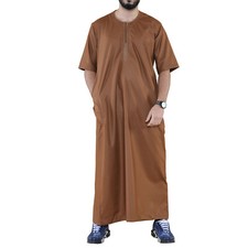 Mens Camel Brown Thobe Jubba