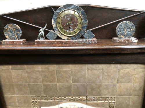 Antique art deco garniture - antique,