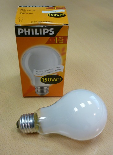 Philips bulbs e27 150w a65 - e27,