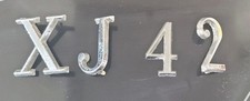 JAGUAR SERIES 2 XJ6 XJ12 1972-1978 BOOT LID REAR TAILGATE BADGE EMBLEM METAL 