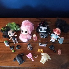 LOL Surprise Robo Kitty Robot Cat Hairgoals x 2 plus w dolls bundle accessories 