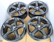 4x GUNMETAL GREY GENUINE BMW