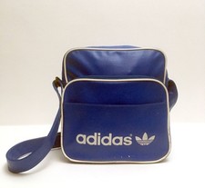 Adidas Originals Retro Messenger Shoulder Travel Bag Crossbody Blue Airline