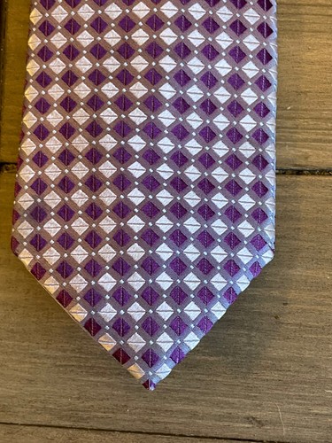 Silk tie purple - tie,