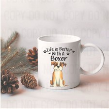 Personalised BOXER  Dog mug