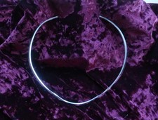 925 SilverWave Torque Collar Necklace 21g