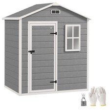 Resin Garden Shed with Floor
