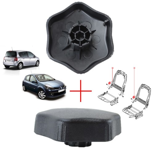 Seat adjuster knob - knob, front