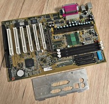 Abit BF6 Slot 1 SDRAM Intel 440BX AGP ISA ATX Retro Motherboard /w i/o