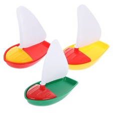  2 Sets Floating Toy Boats Water Table Toys Bath Sail Sailboat Tub