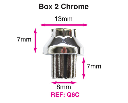 100 chrome plastic wheels - chrome,