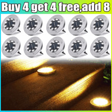 8-12LED Solar Disk Lights