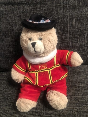 Beefeater soft plush bear - beefeater,