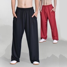 Men Elastic Waist Loose Pants
