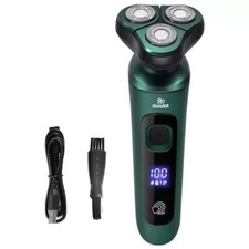 Mens Electric Shaver Razor Wet Dry Rotary Cordless USB Rechargeable Charging UK