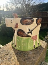 Vintage Marks & Spencer St.Michael Cow Figure Ornament Farmyard Country Kitchen