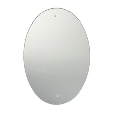 60 x 45cm Oval Mirror with