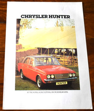 CHRYSLER HUNTER UK SALES