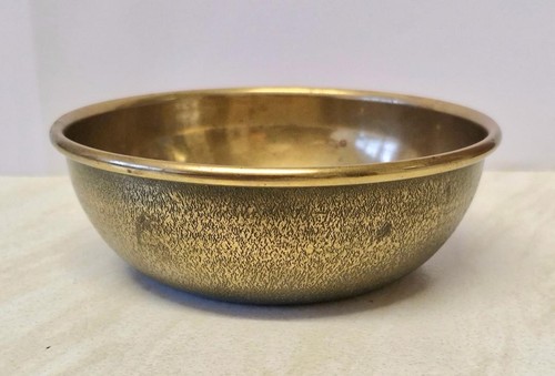 Vintage brass bowl voc - bowl,