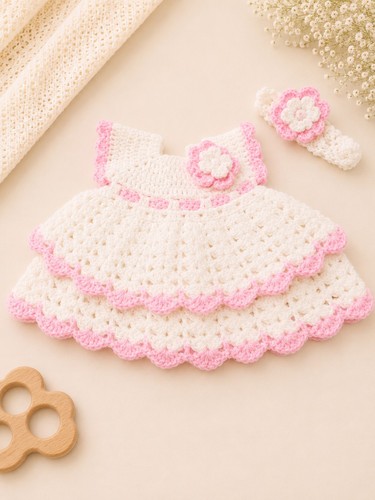Crochet baby girl - to, 3