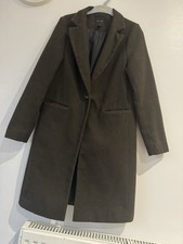 New Look Khaki Coat Size 6