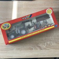 Britains Farm Valmet 115 Logger Tractor & Trailer Set (Boxed) Green 09461