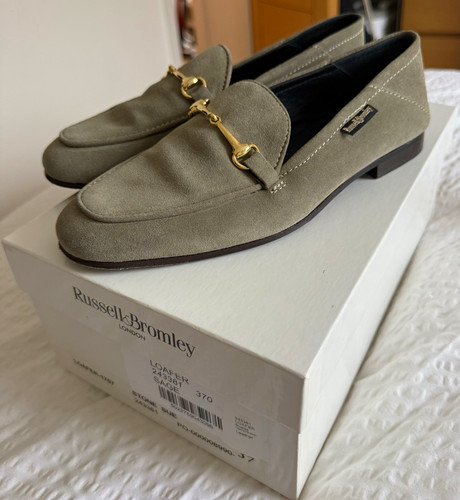 Russell bromley sage suede - &,