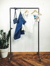 Industrial metal clothes rail - industrial,