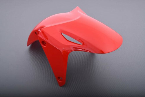 Red front fender mudguard - red,
