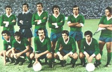 PANATHINAIKOS - 1975 FKS Euro Soccer Postcard - No.30