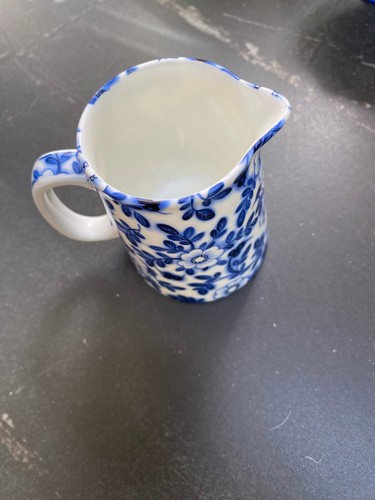 Staffordshire pottery milk jug