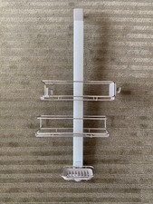 Simplehuman Over Door Shower Caddy with adjustable shelves in superb condition