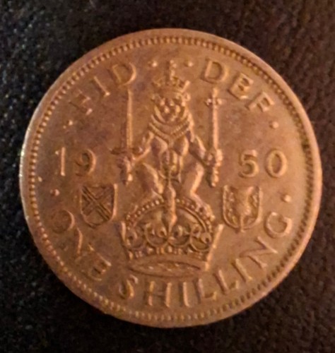 1950 shilling coin - 1950, 1