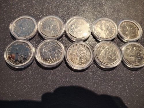 50p coins job lot including