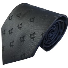 Black Masonic Tie (Adult) -