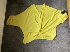 Kurt Muller Yellow Twist Hem