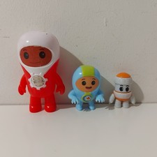 Go Jetters Mega Figurine PlaySet CBeebies Toys x3 Figures - Cake Toppers 